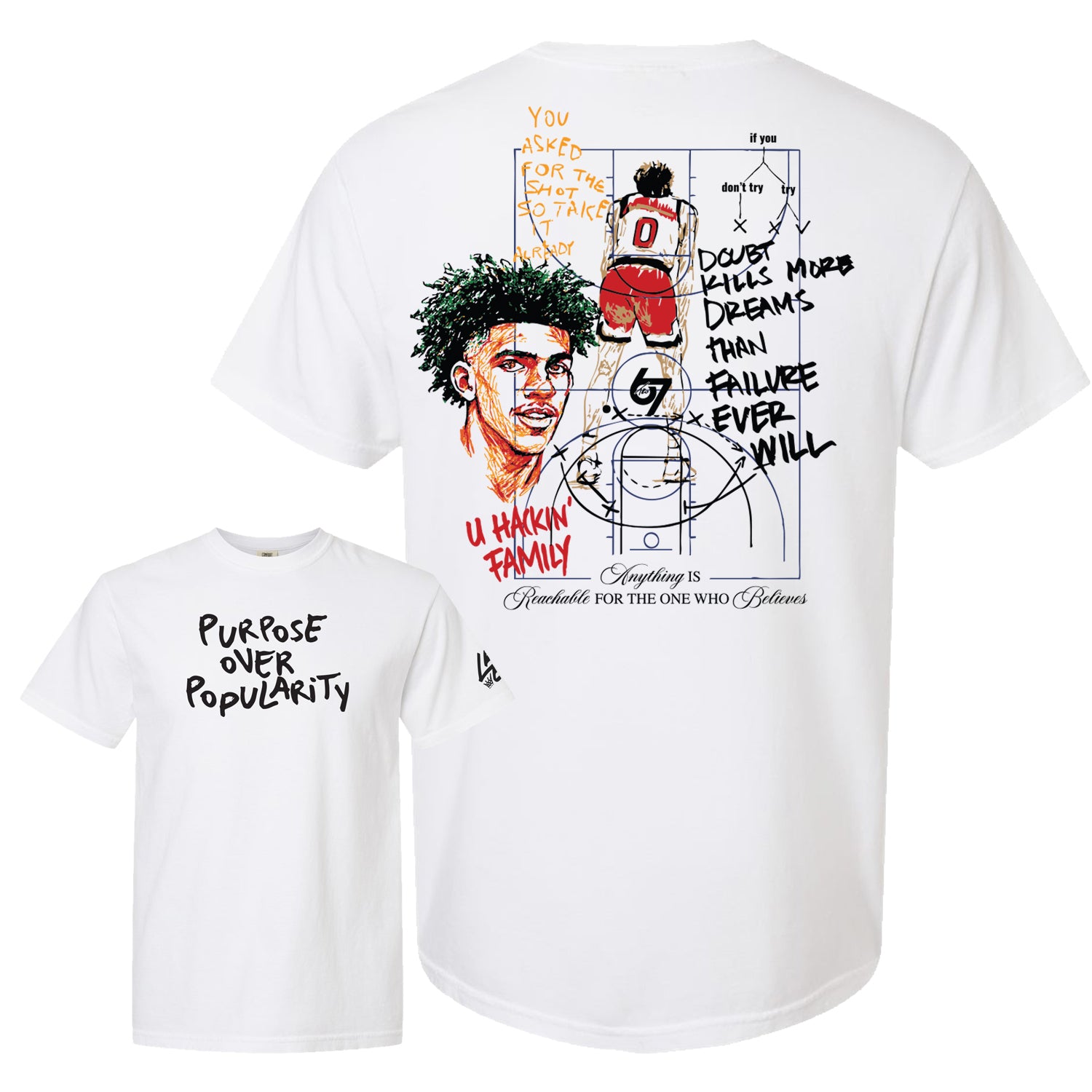 Taylen Kinney 6-7 - Purpose Over Popularity Tee