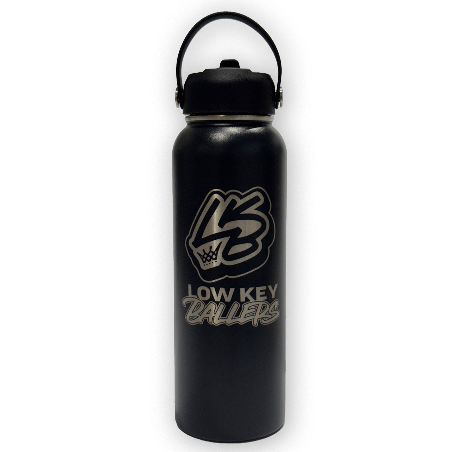 Water Bottle 40oz LKB Laser-Engraved - Low Key Ballers